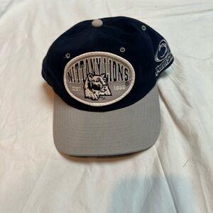 Vintage Lee Navy and Gray Penn State Nittany Lions Adjustable Hat